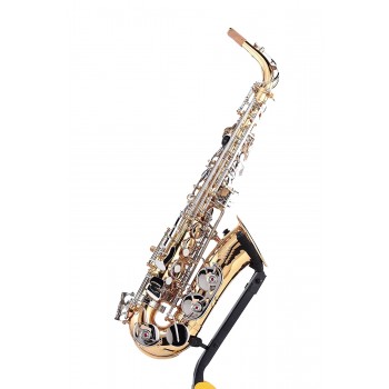 VALKYRIE Eb ALTO SAXOPHONE - GOLD LACQUER BODY & NICKEL PLATED KEYS 350LN