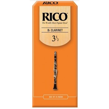 Rico Reeds Clarinet (Box of 25) #3 1/2