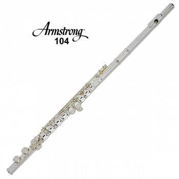 ARMSTRONG SILVER PLATE (PLATEAU) FLUTE - 104
