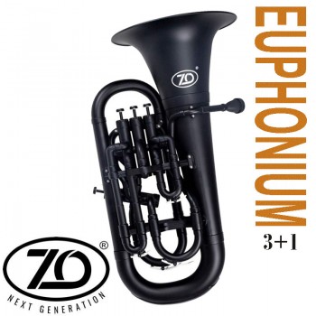 ZO 4/4 Bb/F Euphonium (Polycarbon) - 4 Piston Valves - Matte Black