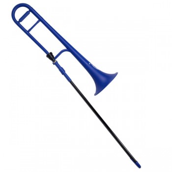 ZO Bb Trombone - ABS Plastic - Matte Blue w/Gig Bag Case