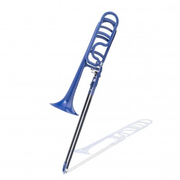 ZO (ZTB30) Bb/F  Trombone - PC/ABS - Matte Blue w/Gig Bag Case