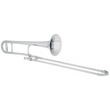 ZO (ZTB30) Bb/F  Trombone - PC/ABS - Matte Silver w/Gig Bag Case