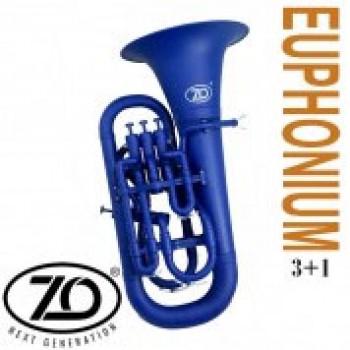 ZO 4/4 Bb/F Euphonium (Polycarbon) - 4 Piston Valves - Matte Blue