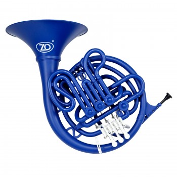 ZO F/Bb French Horn - Polycarbon - Matte Blue w/Canvas Case