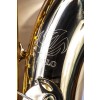 SOLO NICKEL PLATED BODY & GOLD PLATED KEYS Bb TENOR SAXOPHONE SAX W/CASE AND ACCESSORIES 37NL