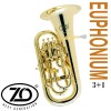 ZO 4/4 Bb/F Euphonium (Polycarbon) - 4 Piston Valves - Gold